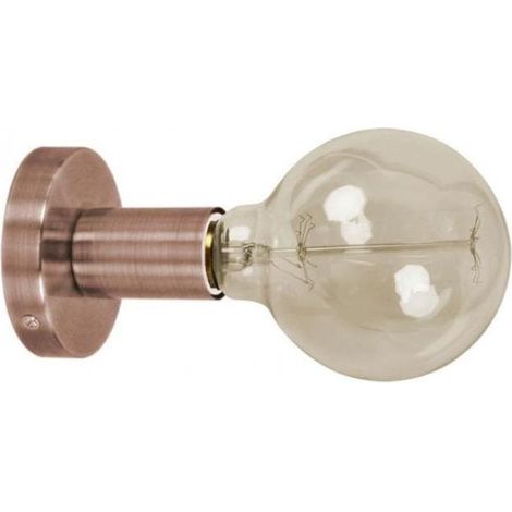 Opjet 010486 - Lampada da parete in metallo "ORSON" - 10x9 cm - Rame