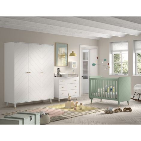 Ensemble de chambre à coucher Billy - Commode, étagère