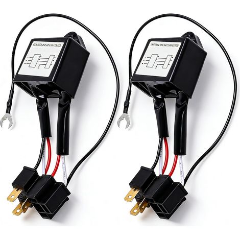 Convertisseur Négatif Inverseur de Polarité, 2Pcs Adaptateur d'Interrupteur de Commutateur, Inverseur Bipolaire pour H4 (1/5)
