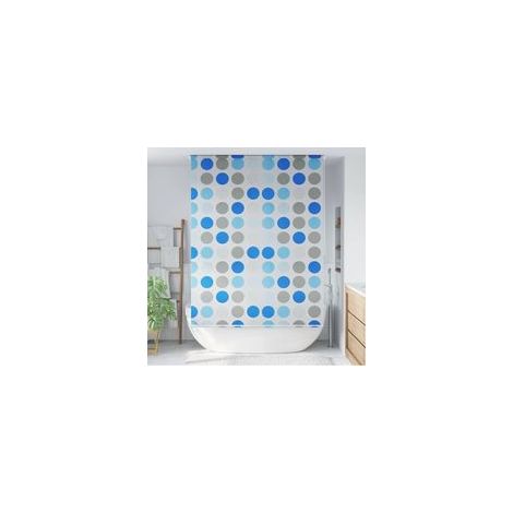Duschrollo mit rundem Muster, 140 x 240 cm - Crezuo
