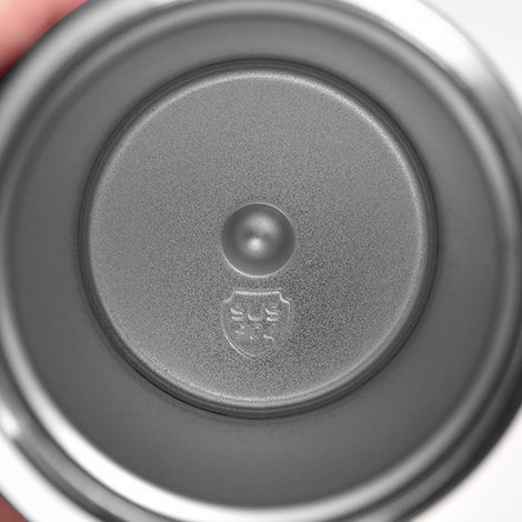 Tasse à café isotherme portable en acier inoxydable anti-fuite, 380 ml, noire, idéale pour le thé, le lait et autres boissons. (1/5)