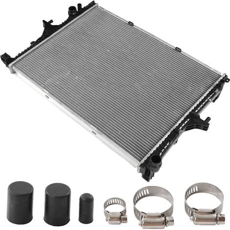 Radiateur de refroidissement moteur en métal pour Q7, 7L0121253A, remplacement de radiateur d'eau voiture, pièce de refroidissement auto (1/5)
