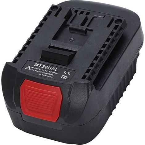 MT20BS - Adaptateur pour batterie Makita 18 V Bosch Professional System compatible Convertisseur pour batteries BL1850, BL1840, BL1830, BL1820, BL1815N (1/4)