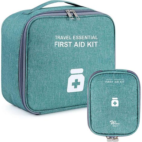 2er Set Reiseapotheke groß & klein, wasserdicht, doppellagig