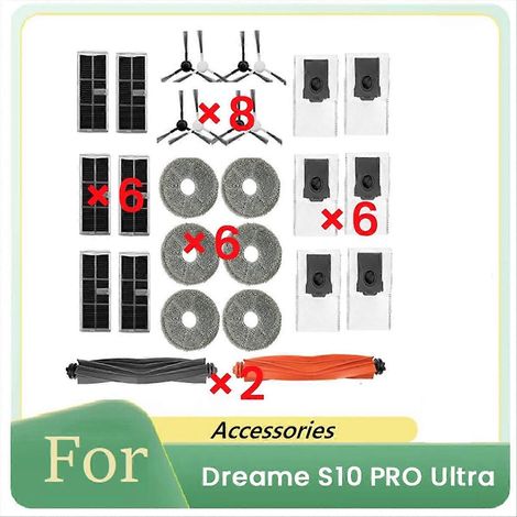 Pour robot accessoires brosses principale/latérale nettoyeur pièces rechange (1/5)
