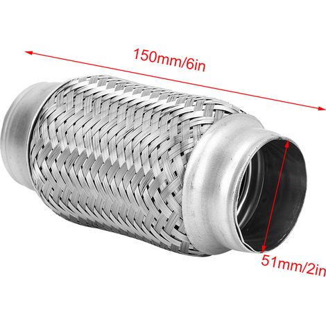 Réparation soudée de haute qualité des coudes à tube unique pour joints flexibles d'échappement automobile 2" x 6". (1/5)