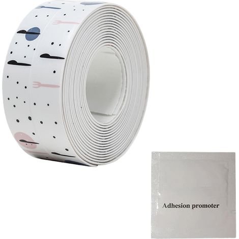 Ruban Etanche - PVC Auto-Adhésif 320 x 3,8 cm - Pour Joint Cuisine Salle De Bain Évier Baignoire - 1 Pièce (1/5)