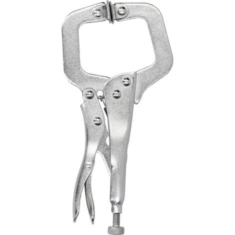 Locking clamp, quick-release C-shaped woodworking clamp, 6-inch multi-function fastening welding tool (1/5)