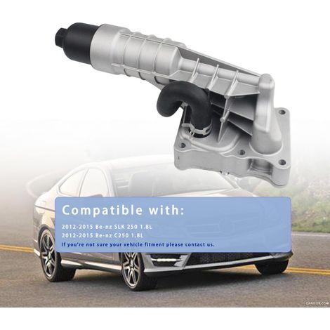 Die Teilenummern 2711801410 und 2711801210 eignen sich für Mercedes-Benz Ölkühler, Ölfilter und die Schmierung von Aluminium. (1/4)