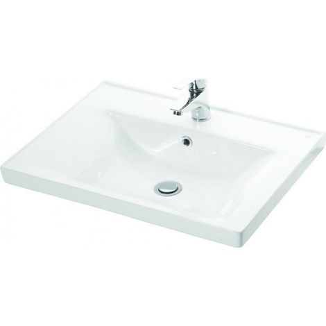 Lavabo sospeso 65 cm in ceramica Litos-SV65 kamalu