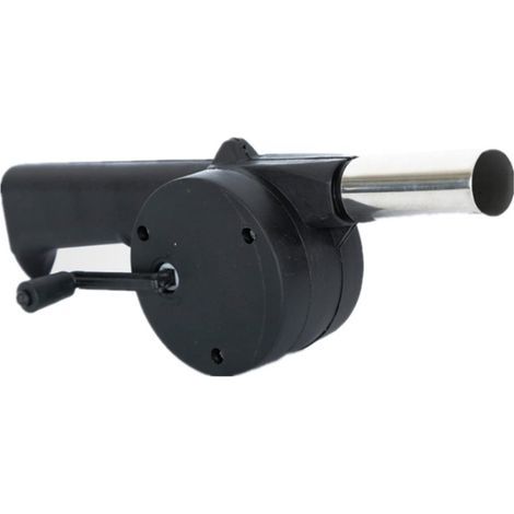 Tragbarer Grilllüfter – Handkurbelventilator – Kompakter Lüfter für Grill und Outdoor-Küche – Campingkocher-Zubehör (1/4)
