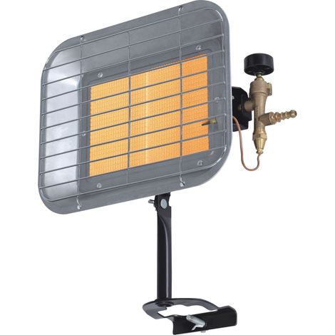 Perel – Chauffage de terrasse au gaz 4500W – Compact et mobile – Fonctionne au butane et propane – Chaleur radiante pour jardin et balcon (1/5)