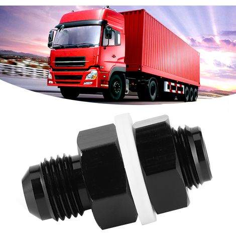 AN6-Schottverschraubung, Bördeladapter für Brennstoffzellen mit PTFE-Dichtung für die meisten Flüssigkeiten (1/5)