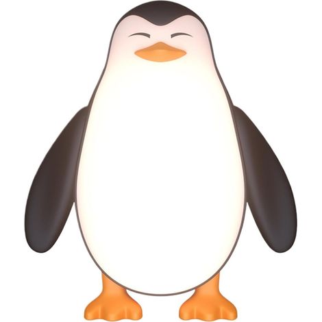 Veilleuse mignonne, veilleuse LED pingouin, lumière de chambre d'enfant, lampe de chevet pingouin, veilleuse LED pour , veilleuse rechargeable par USB, lumière de pingouin à intensité variable, (1/5)