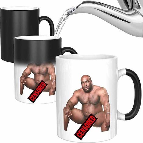 Mug à café, Mug humoristique avec nu, Mug à café à couleur changeante (1/5)