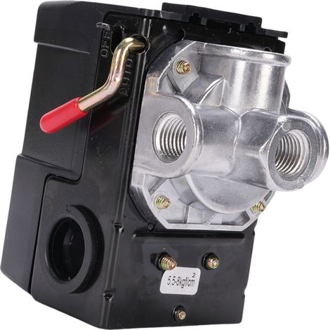 Pressostat pour compresseur d'air 95 à 125 PSI, filetage 1/4 NPT, ABS, acier inoxydable, commande automatique, remplacement de pressostat (1/5)