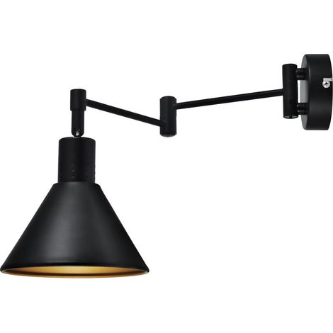 Applique murale Candellux Copenhagen noir-or 1xE14 IP20 (1/5)