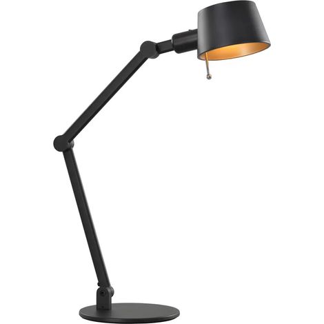 [GEBRAUCHT] Lucande Silka Verstellbar Schwarz E27 Tischlampe Leselampe Tischleuchte Leuc380 B-Ware