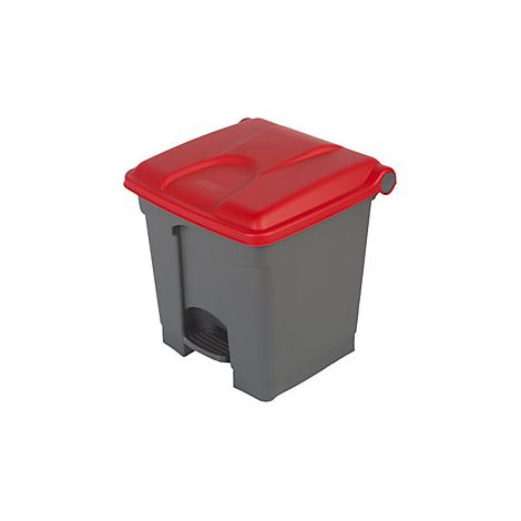 Pedal-/Tretabfallsammler  Volumen 30 l  BxHxT 410 x 435 x 400