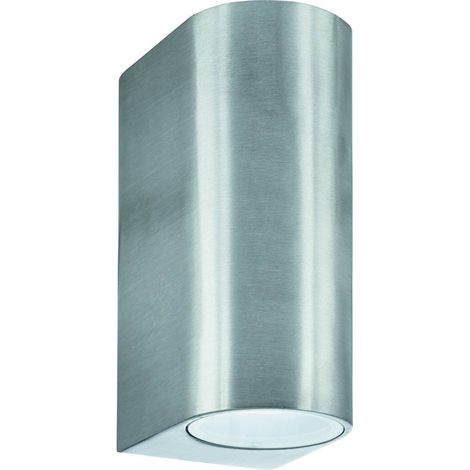 Searchlight Outdoor - Mur extérieur haut en bas à 2 lumières en fonte d'aluminium IP44, GU10