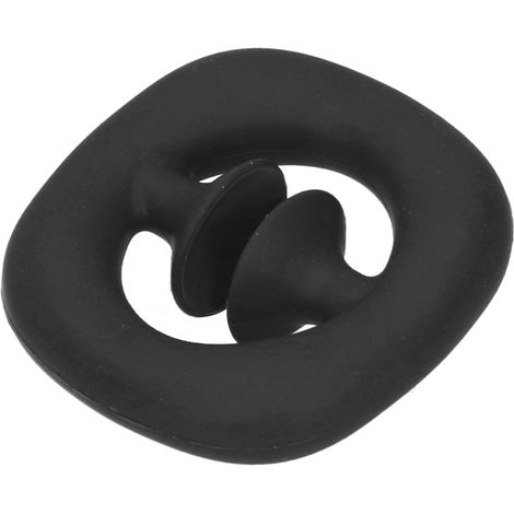 Poignée en silicone pour exercices de musculation et de renforcement musculaire des mains, jouet de massage anti-stress (noir) (1/5)
