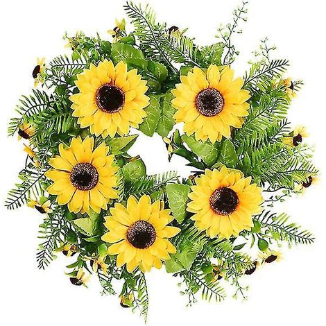 1 Stück Sonnenblumenkranz