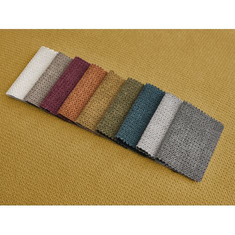 BOBOCHIC - Canapé droit convertible KENAN ouverture express tissu lisse  160x196 Jaune (1/5)