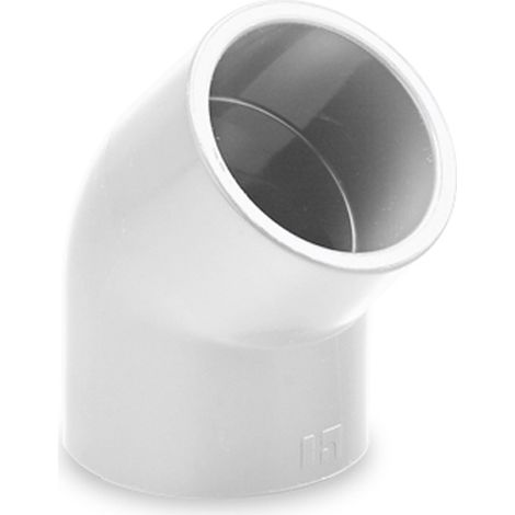 CODO 45º PVC PRESION ENCOLAR 16 bco