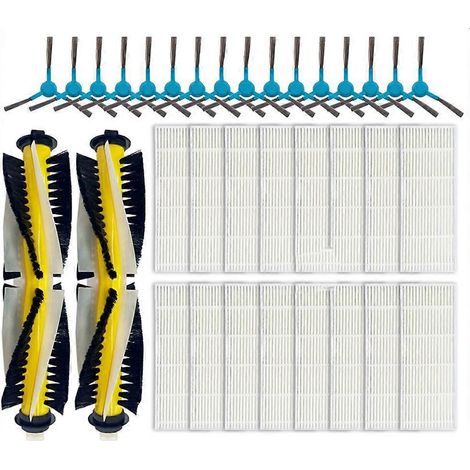 Pièces de rechange et accessoires pour aspirateur robot SENCOR SRV 9200BK : brosse latérale du tambour, filtre HEPA (1/5)