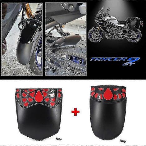 Extension de garde-boue arrière pour moto Yamaha Tracer9 GT 2021-2022 - Accessoires : extension de garde-boue avant (1/5)