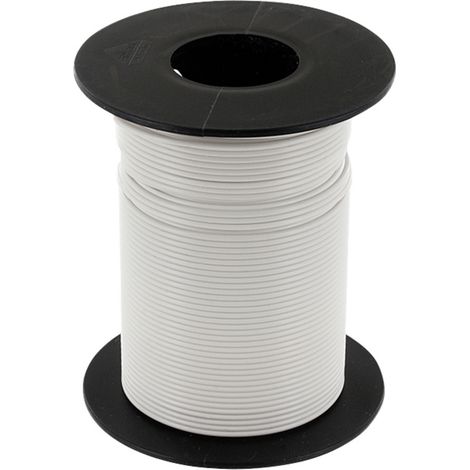 econ connect KL025WS50 Litze  1 x 0.25 mm² Weiß 50 m