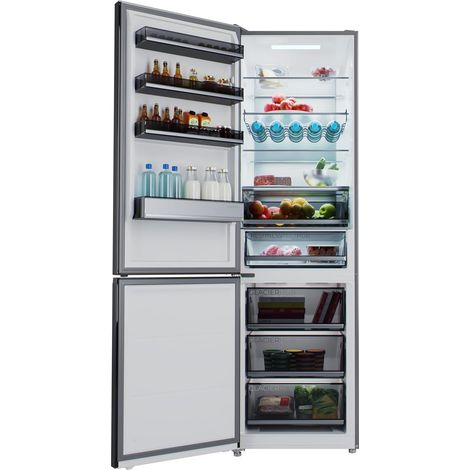 Combi Cecotec Bolero CoolMarket 456 Black Glass Es (1/3)
