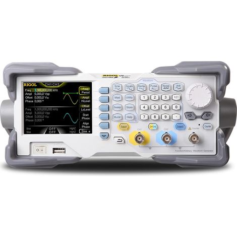 Rigol DG1022Z Generatore di funzioni 1 µHz - 25 MHz 2 canali Sinuosidale, Quadra, Triangolare, Rumore, Arbitrario (1/5)