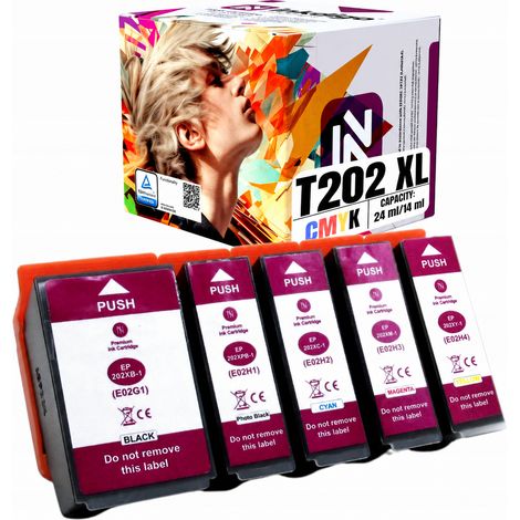 Inkdigo 202XL Tinte kompatibel mit Epson Expression Premium XP-6000 und XP-6100, TÜV-zertifiziert (1/5)