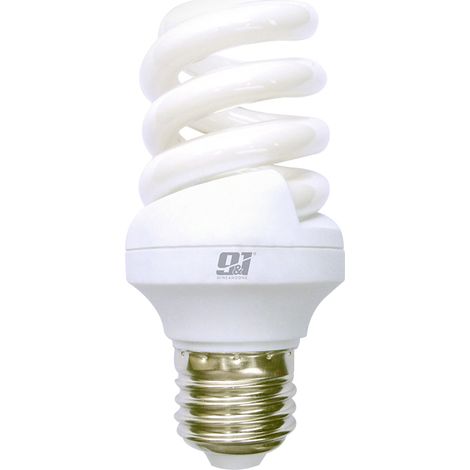 Orion91 spiral saving bulb mini t3 e27 15w 825lm warm white 2700k 6000h orion91 simply - spazioluzio (1/5)