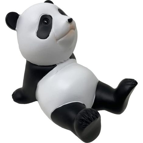 Support Téléphone - Panda En PVC Antidérapant Pour Bureau Et Appel Vidéo - Compatible Smartphone Et Tablette - 1 Pièce (1/5)