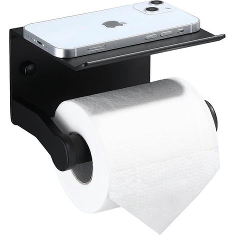 Distributeur de papier toilette verrouillable avec jeu de clés, construction en fer et plastique, support de toilette sécurisé pour usage commercial (1/5)