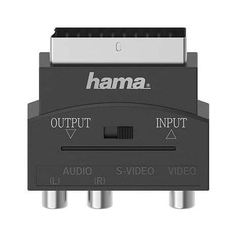 Hama S-VHS F 4 Pin + 3 RCA F / Scart M Adapter