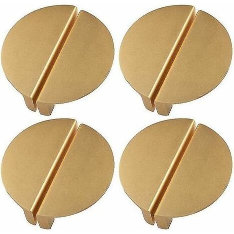 Poignees Tiroir Or Champagne Demi-Lune 2.5 pouces (1/4)
