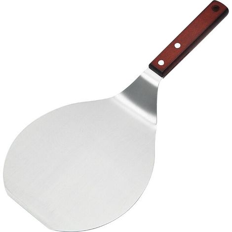 Spatule en acier inoxydable pour gâteaux et pizzas, grand format, pour la cuisine, ronde, plaque de cuisson pour steaks - AquaForge (1/5)
