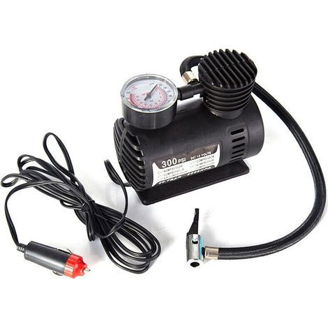 Car Inflator, Mini Electric Portable Tire Inflator Air Pump 300PSI Auto Compressor Pump for Car Motorcycle Basketball (1/5)