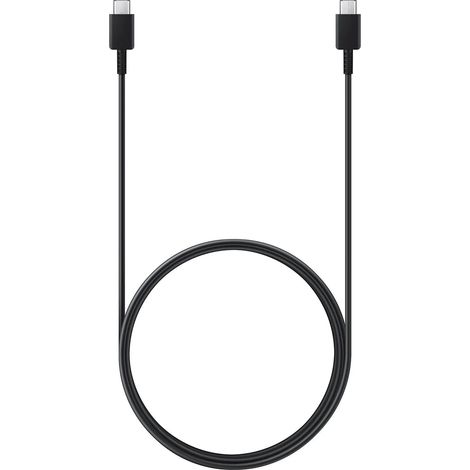 Cable USB-C Samsung EP-DX310JBE de 3 A y 1,8 m (embalaje a granel de repuesto) - Negro (1/3)