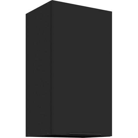 Küchen Hängeschrank 40 cm SIENA Schwarz Küche Küchenzeile Küchenblock (1/5)