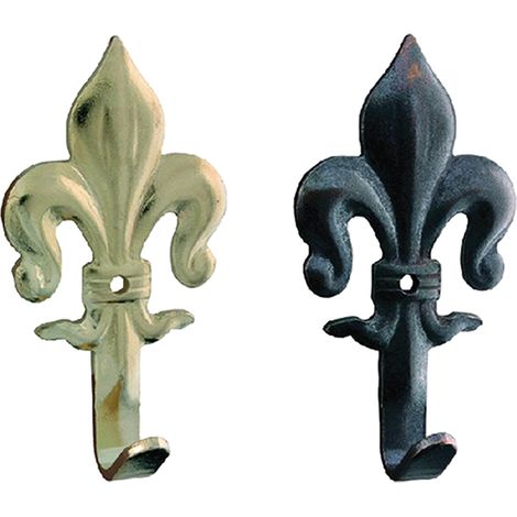 GANCIO PER QUADRI 'GIGLIO' mm 35 - pz.  5 oro  - Blister Koncreto