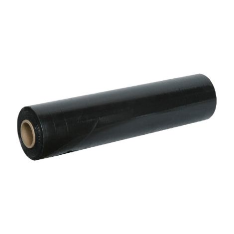 Koem rotolo pellicola film estensibile manuale nero cm 50x250 mt per imballaggio spedizioni e trasloco (1/5)