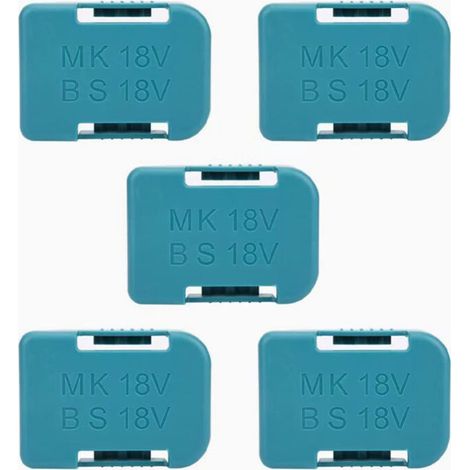 Lot De 5 Supports De Batterie Pour Batterie Makita 18 V, Également Pour Support De Batterie Bosch 18 V (1/2)