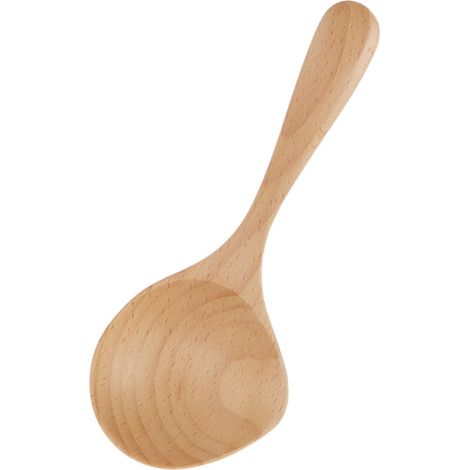 Cuillère En Bois De Hêtre - Manche Long - Résistant À La Chaleur - Pour Cuisinière Et Casserole - 1 Pièce
