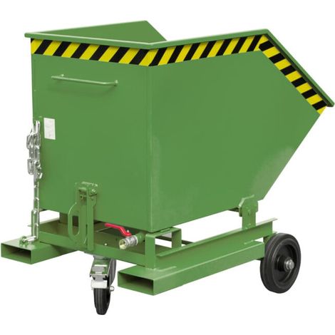 Bauer Südlohn Bac à copeaux SKW-ET 400, peint, vert réséda (1/2)