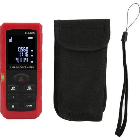 UA40M Rangefinder 40m Digital Laser Rangefinder with LCD Screen and Angle Measurement High Accuracy for Industry