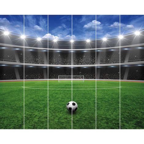 Papier peint mural Walltastic Fou de Football 305x244 cm (1/4)